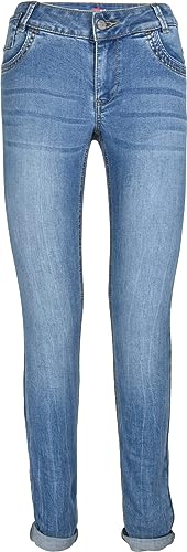 Buena Vista Damen Hose Kim-Zip Stretch Denim in blau (XL) von Buena Vista