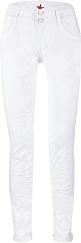 Buena Vista Damen Hose Malibu II Stretch Twill (as3, Alpha, l, Regular, Regular, weiß) von Buena Vista