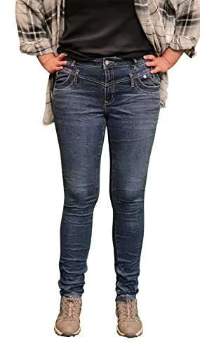 Buena Vista Damen Jeans Florida Stretch Denim Dark Blue - M von Buena Vista