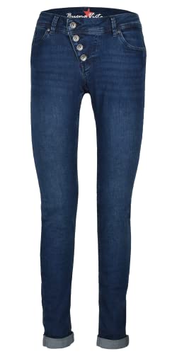 Buena Vista Damen Jeans Malibu Cozy Denim (as3, Alpha, m, Regular, Regular, Vintage Blue, M) von Buena Vista