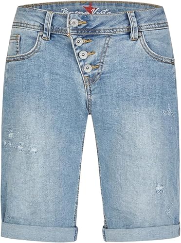 Buena Vista Damen Jeansshorts Malibu-Short Stretch Denim (DE/NL/SE/PL, Alphanumerisch, M, Regular, Regular, Repair Denim) von Buena Vista