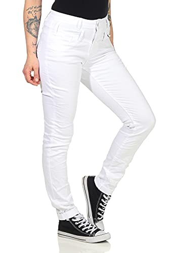 Buena Vista Jeans Hosen Damen Florida Stretch Twill Damen - White - weiß (XS) von Buena Vista