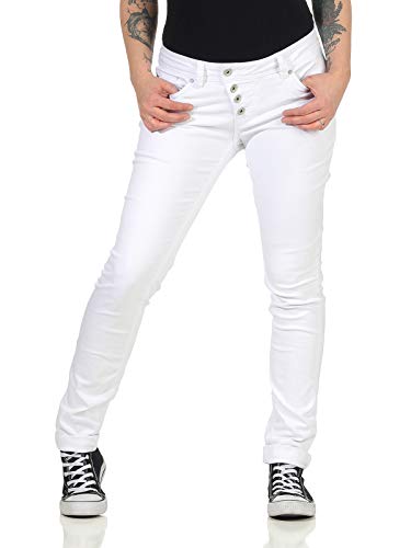 Buena Vista Jeans Hosen Damen Malibu Jeans Damen Malibu - White - weiß - Gr. L von Buena Vista