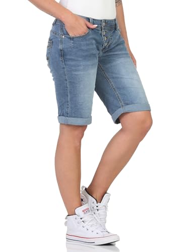 Buena Vista Jeans Hosen Damen - Malibu Short - Stretch Denim - Helleres Jeansblau Gr. S von Buena Vista