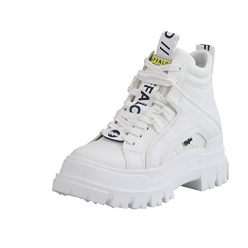 Buffalo Damen ASPHA NC MID Sneaker, White, 37 EU von Buffalo