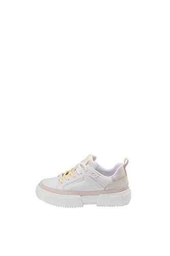 Buffalo Damen RSE Fox LO Sneaker, White/Rose/Yellow, 39 EU von Buffalo