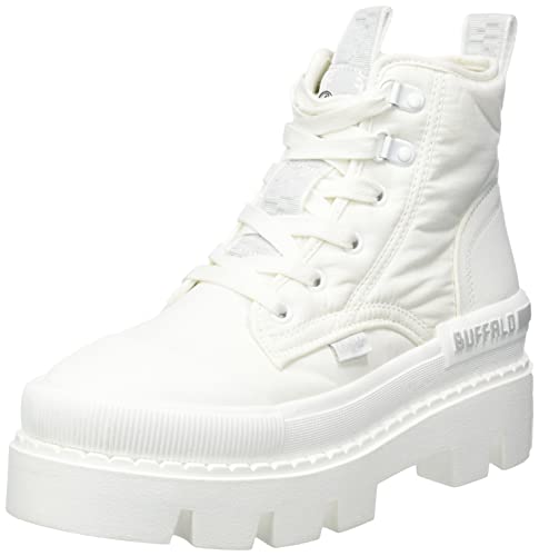 Buffalo Damen Raven HI Halblange Stiefel, White, 41 EU von Buffalo