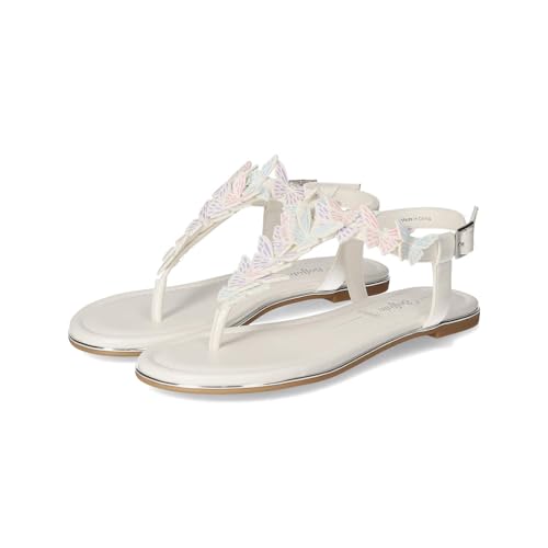 Buffalo Damen Sandalen CAPRI BUTTERFLY 2 Weiß Synthetik 40 von Buffalo