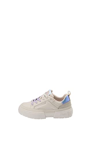 Buffalo Damen Skater Sneaker RSE-Fox-LO, Damen Sneaker,Low-Tops,Women's,Woman,Lady,Ladies,Halbschuhe,Cremefarben (Cream/Purple),38 EU / 5 UK von Buffalo