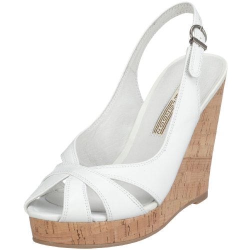 Buffalo S Denver Leather 307-13899, Damen Sandalen/Fashion-Sandalen, weiss, (white ), EU 36 von Buffalo