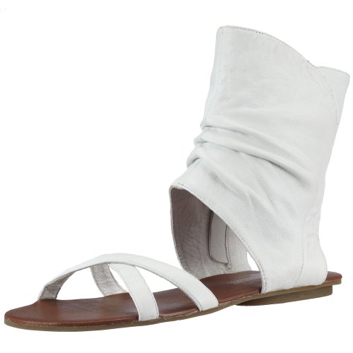 Buffalo Sheep Leather 309-7942, Damen Sandalen/Fashion-Sandalen, weiss, (white ), EU 42 von Buffalo