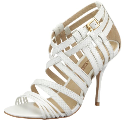 Buffalo Snake Caseina Nappa 16287-563, Damen Sandalen/Fashion-Sandalen, weiss, (white ), EU 40 von Buffalo