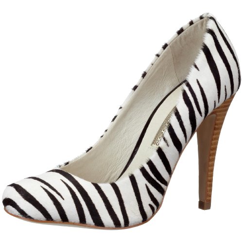 Buffalo pony fur 109-1906, Damen Pumps, weiss / zebra, (zebra 11), EU 39 von Buffalo