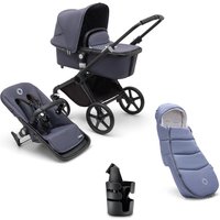 bugaboo Kinderwagen Fox Cub Complete Black/Stormy Blue von Bugaboo