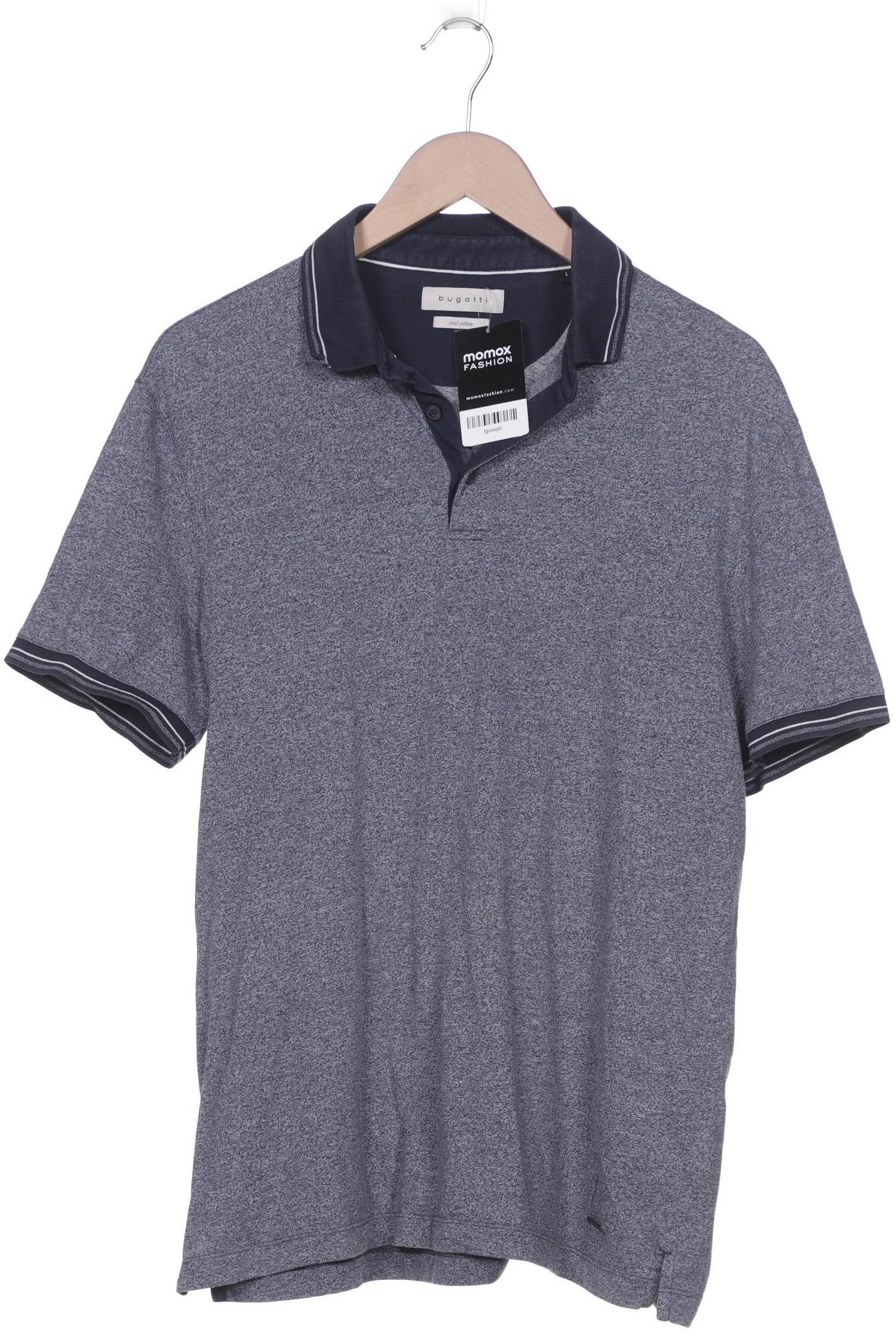 Bugatti Herren Poloshirt, marineblau, Gr. 52 von Bugatti