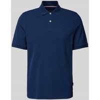 bugatti Poloshirt mit Polokragen in Marine, Größe L von Bugatti