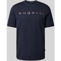 bugatti T-Shirt mit Logo-Print in Marine, Größe XXXL von Bugatti