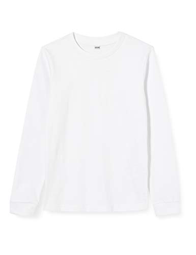 Build Your Brand Boys BY135-Kids Longsleeve T-Shirt, White, 110/116 Build Your Brand Boys BY135-Kids Longsleeve T-Shirt, White, 110/116 von Build Your Brand