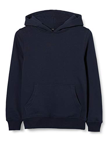 Build Your Brand Herren BY117-Basic Kids Hoody Hooded Sweatshirt, Marineblau, 158/164 von Build Your Brand