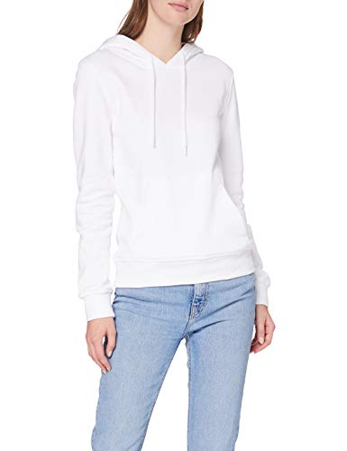 Build Your Brand Damen Ladies Organic Hoody Kapuzenpullover, Duskrose, XS von Build Your Brand