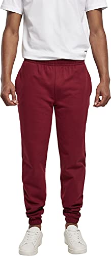 Build Your Brand Herren Basic Jogging Pants Hose, Burgundy, 3XL von Build Your Brand