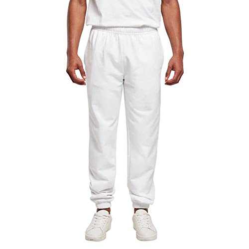 Build Your Brand Herren Basic Sweatpants Hose, WeiÃƒŸ, L EU von Build Your Brand