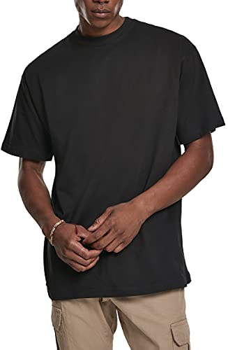 Build Your Brand Mens BY122-Premium Combed Jersey Loose T-Shirt, Black, XL von Build Your Brand