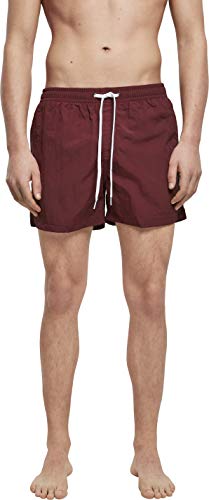 Build Your Brand Mens BY050-Swim Shorts, Cherry, 4XL von Build Your Brand