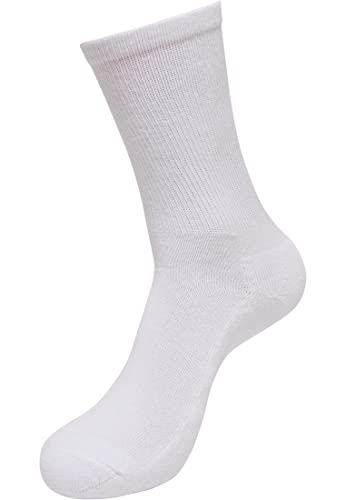 Build Your Brand Unisex BY201-Crew Socken, White, 47-50 von Build Your Brand