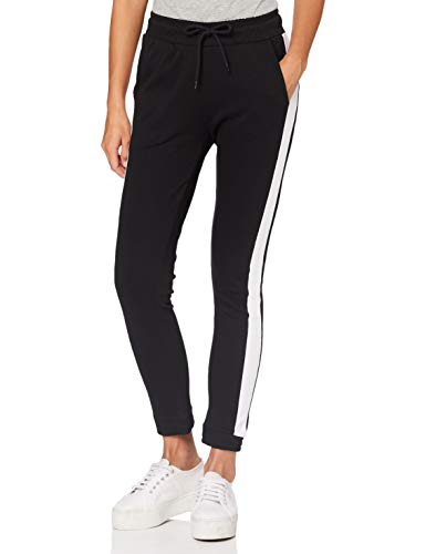 Build Your Brand Womens BY103-Ladies Interlock Jogpants Pants, Black/White, 4X_l von Build Your Brand