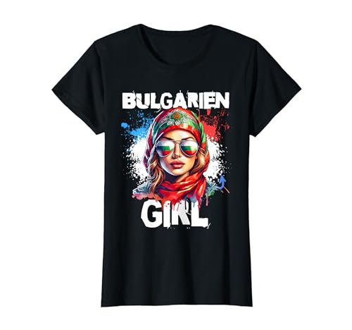 Bulgarisches Mädchen Bulgarien Flagge Bandana Sonnenbrille T-Shirt Bulgarisches Mädchen Bulgarien Flagge Bandana Sonnenbrille T-Shirt von Bulgarisches Mädchen Bulgarien Flagge Bandana
