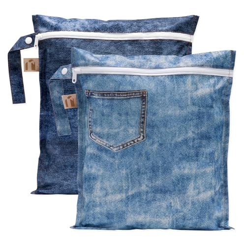 Roamio Wasserdichte Tasche für Baby, Reisen, Schwimmanzug, Stoffwindeln, Pumpenteile, Pool, Strand, Fitnessstudio, Toilettenartikel, Haken für Kinderwagen, Kindertagesstätte, Reißverschluss Roamio Wasserdichte Tasche für Baby, Reisen, Schwimmanzug, Stoffwindeln, Pumpenteile, Pool, Strand, Fitnessstudio, Toilettenartikel, Haken für Kinderwagen, Kindertagesstätte, Reißverschluss von Bumkins