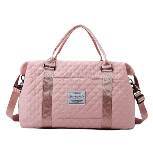 Buogint Turnbeutel für Damen, Sporttasche – Sporttasche für Trocken- und Nasssport, mit separater Nass-Tasche und Kulturbeutel für Yoga, Angeln, Wandern, Pink, Refer to description, Unisex von Buogint