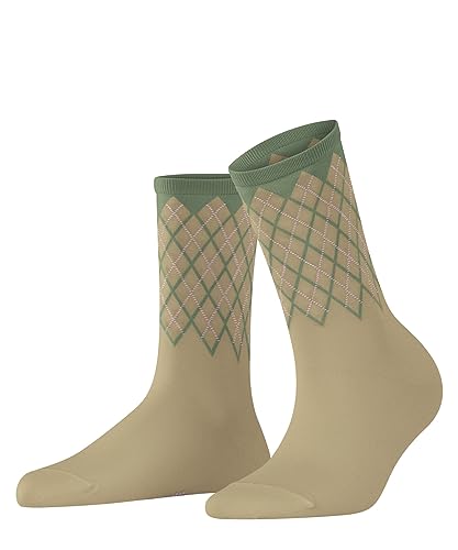 Burlington Damen Socken Mayfair W SO Baumwolle gemustert 1 Paar, Beige (Tussah 4680), 36-41 von Burlington