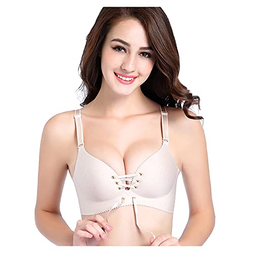 Bustier Damen Gepolstert Push Up Mit BHS Für Damen Push Up BH Set Frauen Sexy Bustier BHS Bodys Gepolstert Schlaf Bra Summer BH Atmungsaktiv BHS Für Damen Ohne Bügel von BuzkiK