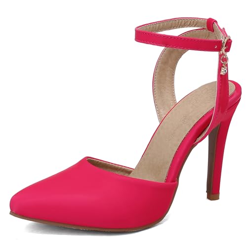 Bviennic Damen Stiletto Höhe Ferse Sandals Elegant 0711 Rose-Rot Gr 40 EU/41Cn Bviennic Damen Stiletto Höhe Ferse Sandals Elegant 0711 Rose-Rot Gr 40 EU/41Cn von Bviennic