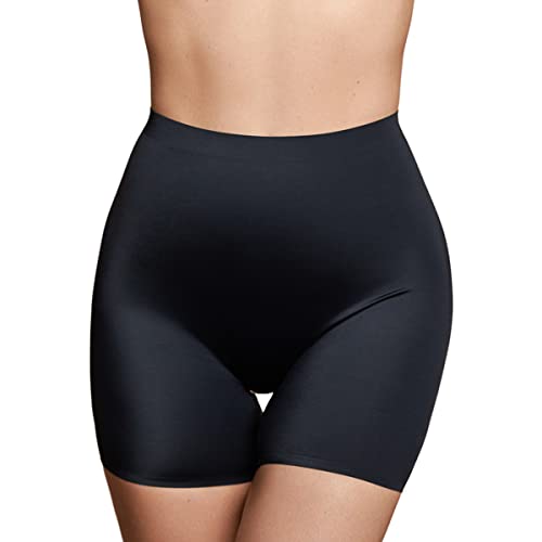 Bye Bra Unsichtbare Shorts, Nahtlose Shapewear, leichtes Höschen zur Bauchkontrolle, geschmeidige Figurformende Bequeme Unterwäsche, Shorts gegen Reibung, Hautfarbe und Schwarz, S-XL von Bye Bra