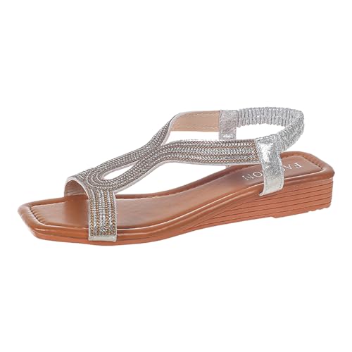 C'est TT Sandalen für Mädchen Zehentrenner Sommerschuhe Strandschuhe Pantoletten Damen Sandale für Sommer Damen Slingback Sandalen Riemchensandalen Damen Sommer Schlappen Sommerschuhe von C'est TT