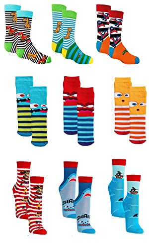 C&C KIDS Kinder Socken, 9 Pack,31-34,Mehrfarbig4 von C&C KIDS