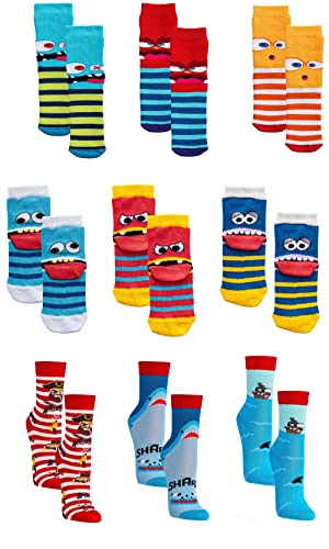 C&C KIDS Kinder Socken, 9Pack,35-38,Mehrfarbig von C&C KIDS