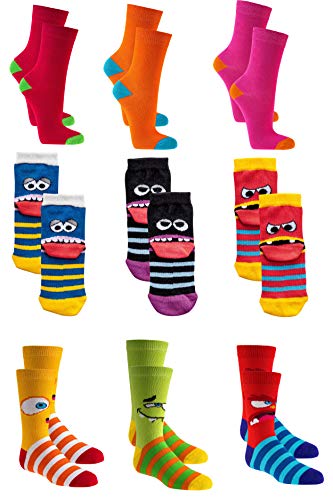 C&C KIDS Kinder Socken, 9er Pack,31-34,Mädchen 2/9 Pack von C&C KIDS