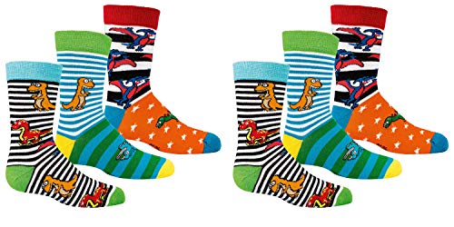 C&C KIDS Kinder Socken,6 Pack,19-22,Dinos von C&C KIDS