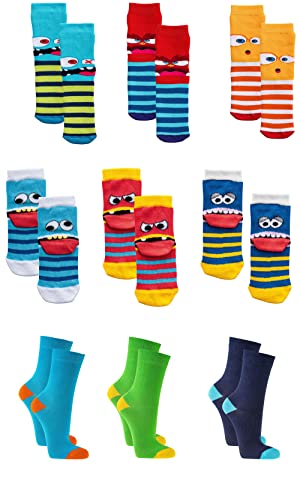 C&C KIDS Kinder Socken,9Pack,27-30,Mehrfarbig4 von C&C KIDS