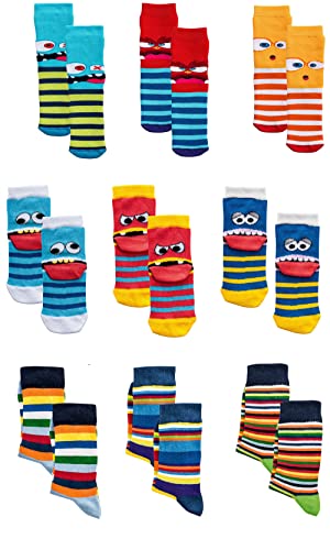 C&C KIDS Kinder Socken,9Pack,35-38,Mehrfarbig7, 9pcc2 von C&C KIDS