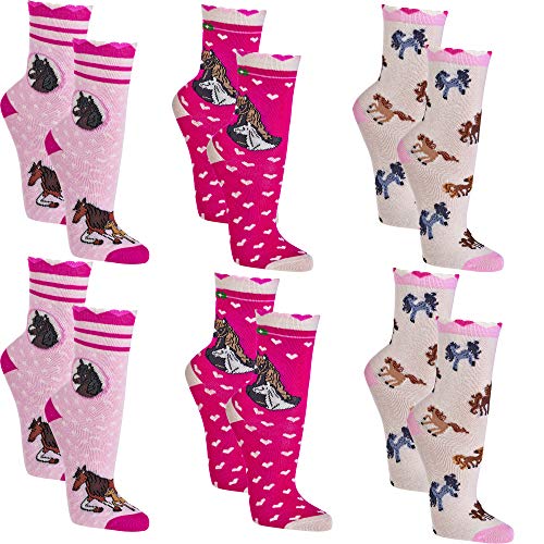 C&C KIDS kinder socken,6 pack,31/34,Smile-Mädchen von C&C KIDS