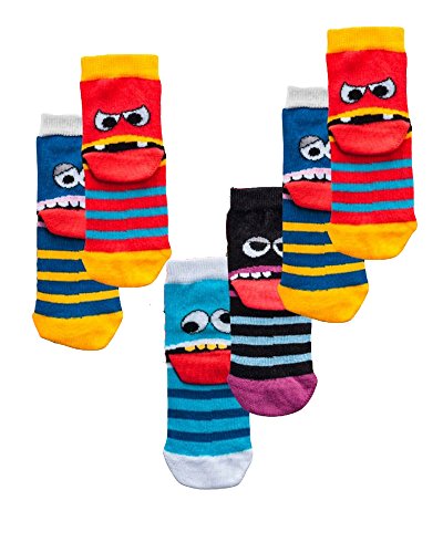 C&C KIDS kinder socken,6 pack,27/30,Blau/Schwarz/Gelb/Rot von C&C KIDS