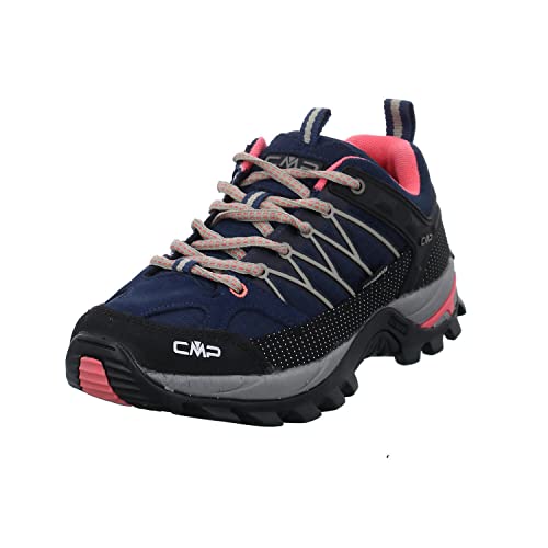 CMP Damen Rigel Low WMN Shoe WP Trekking-Schuhe, Blue-Corallo, 41 EU von CMP