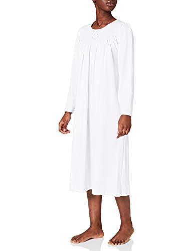 Calida Damen Soft Cotton_Weiß_52-54 Nachthemd, 52-54 von CALIDA