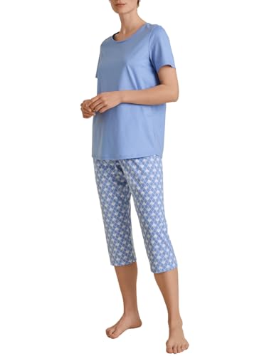 CALIDA Shell Nights 3/4-Pyjama Damen, aus 100% Baumwolle von CALIDA