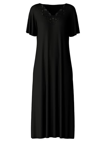 CALIDA Glamorous Nights Kurzarm-Nachthemd Damen, aus 100% Tencel™ Modal, glänzende Spitze, glamouröser Look, Länge 120cm CALIDA Glamorous Nights Kurzarm-Nachthemd Damen, aus 100% Tencel™ Modal, glänzende Spitze, glamouröser Look, Länge 120cm von CALIDA